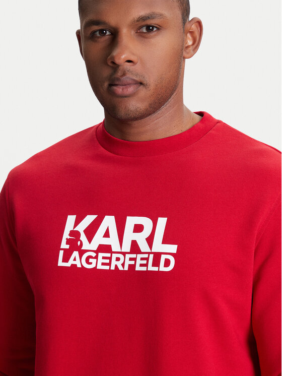 KARL LAGERFELD KARL LAGERFELD Pulóver 705091 553917 Piros Regular Fit