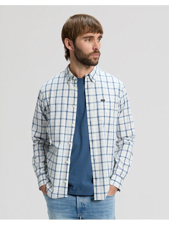 Lee Lee Koszula BUTTON DOWN Kolorowy Regular Fit