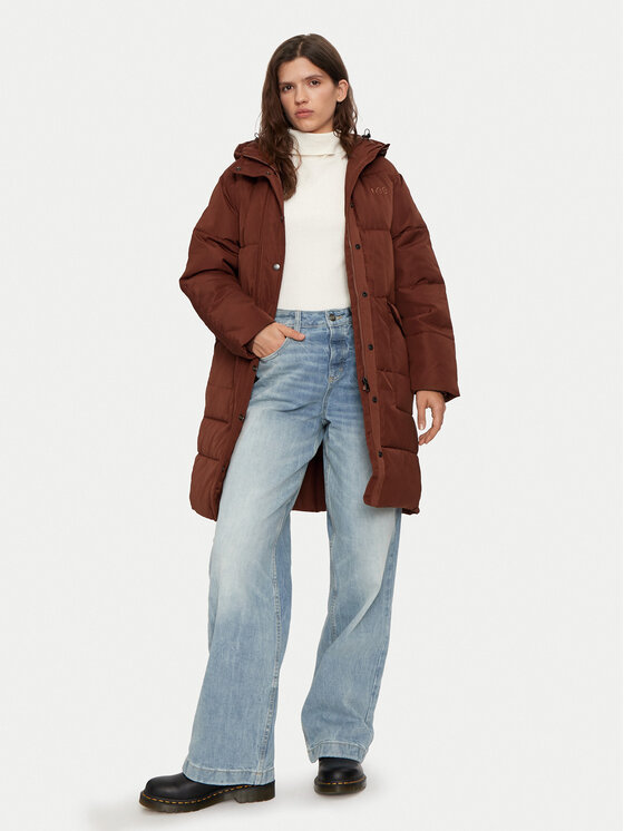 Lee Lee Télikabát 112355178 Barna Relaxed Fit