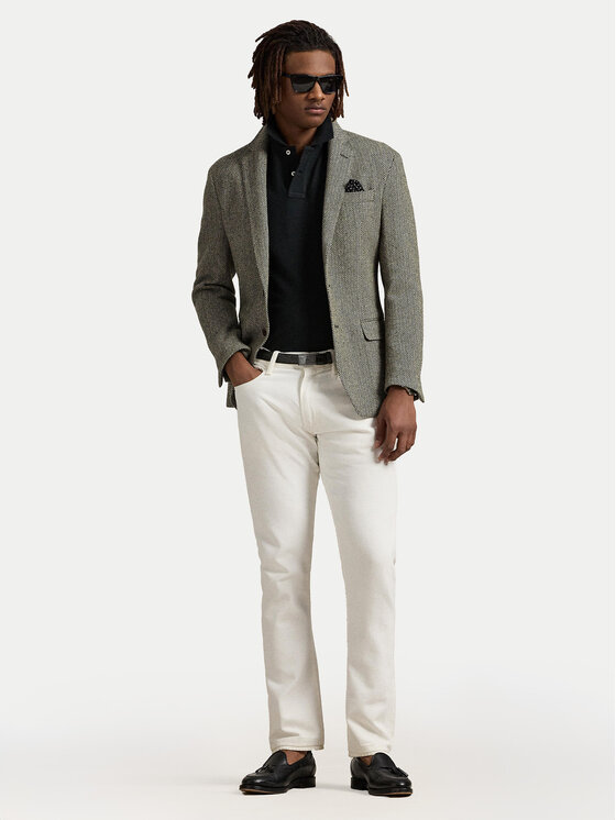 Polo Ralph Lauren Polo Ralph Lauren Тениска с яка и копчета Core Replen 710782592 Черен Custom Slim Fit
