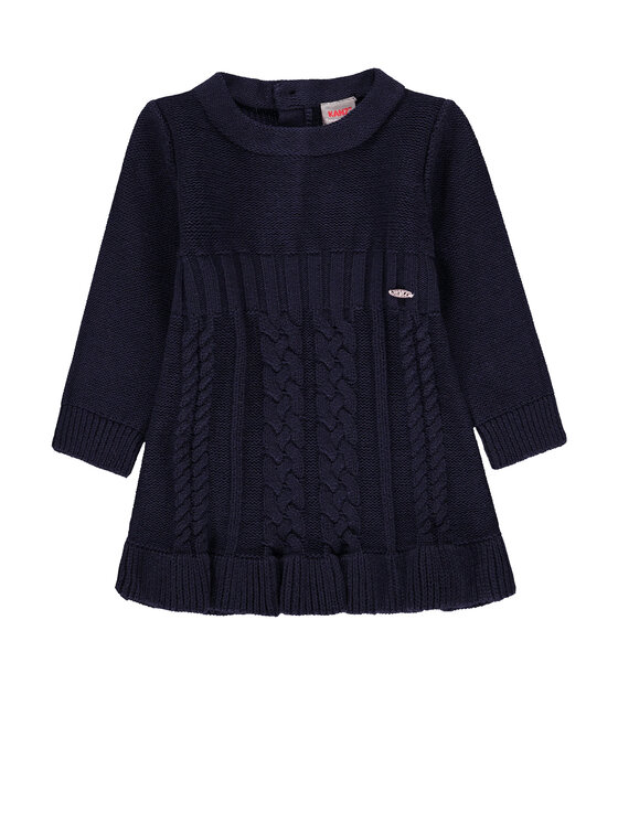 Kanz Kanz Sukienka codzienna 1922168-3000 Granatowy Basic Fit