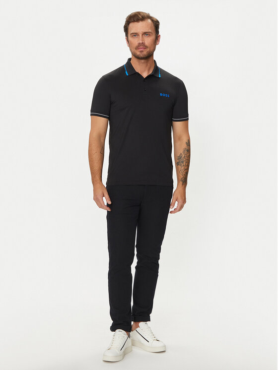 BOSS Boss Polo majica Paul Pro 50506203 Črna Slim Fit