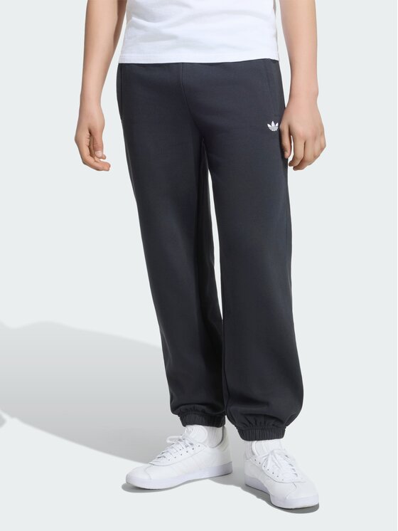 adidas adidas Spodnie materiałowe 168911 Czarny Oversize