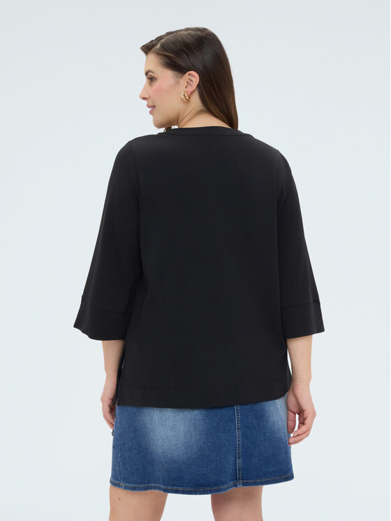 Fiorella Rubino Fiorella Rubino Bluza G868L009051N033 Czarny Regular Fit