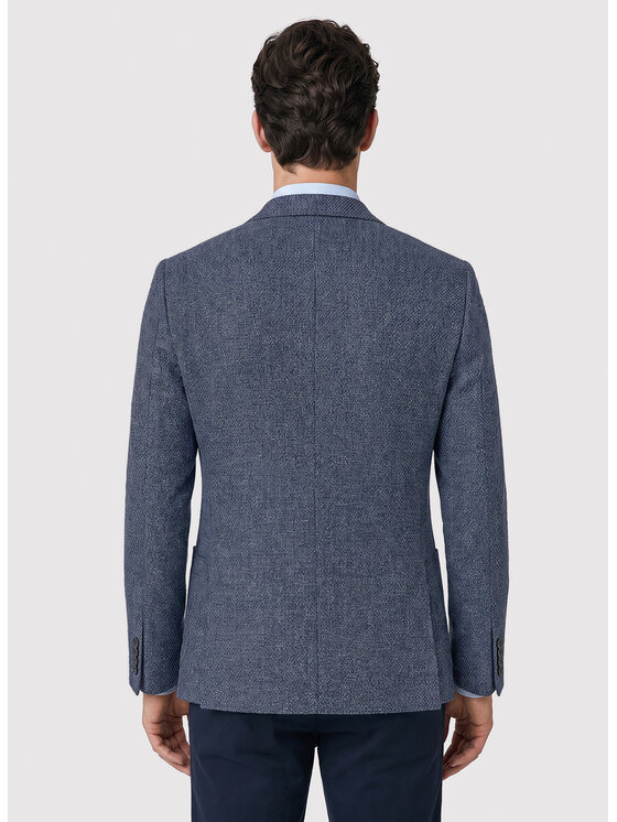 Pako Lorente Pako Lorente Marynarka P26WF-3X-014 Granatowy Slim Fit