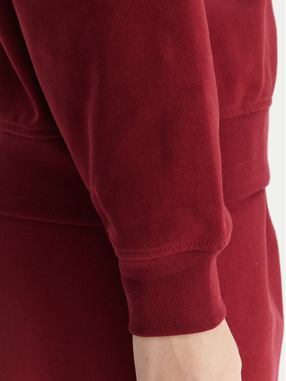 Calvin Klein Jeans Calvin Klein Jeans Pulóver Monologo LV047B234G Bordó Relaxed Fit