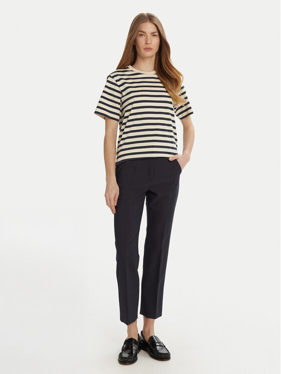 Weekend Max Mara Weekend Max Mara Pantaloni chino Rana 2515131031 Blu scuro Regular Fit