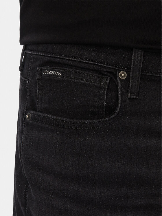 Guess Jeans Guess Jeans Jeans M6BA90 D2298 Schwarz Relaxed Fit