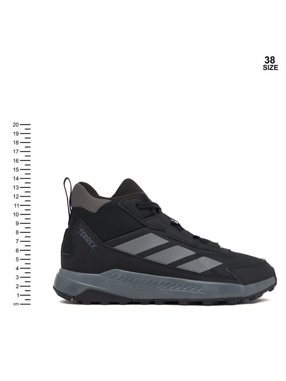 adidas adidas Трекінгові черевики Terrex Anylander Mid Junior Hiking Shoes HQ7576 Чорний