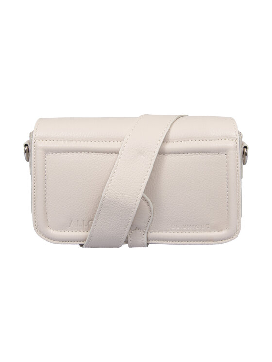 ALLORA BE UNIQUE ALLORA BE UNIQUE Borsetta crossbody 100% skóra Écru