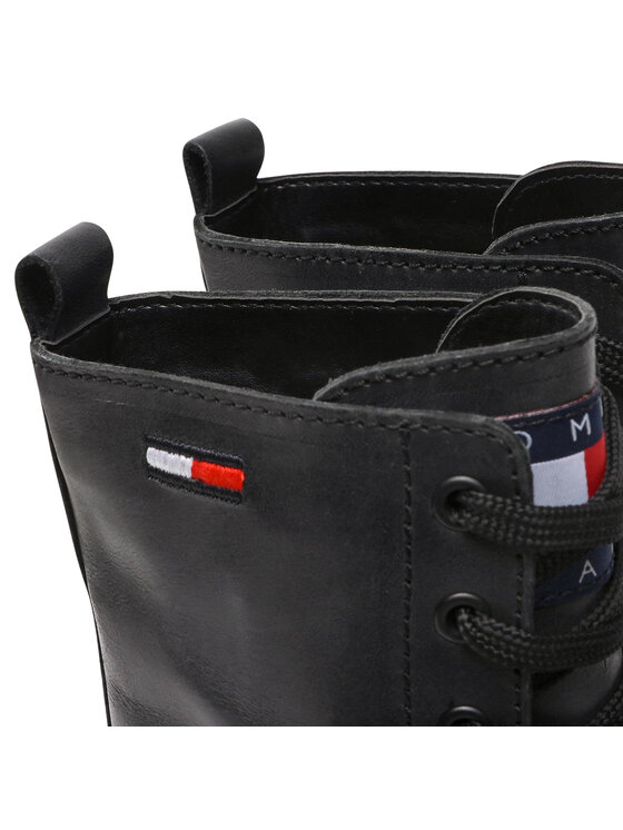 Tommy Jeans Tommy Jeans Scarponcini Lace Up Wmns Boot EN0EN01992 Nero