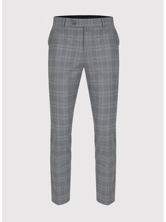 Pako Lorente Pako Lorente Spodnie garniturowe P23WF-6G-003 Szary Slim Fit