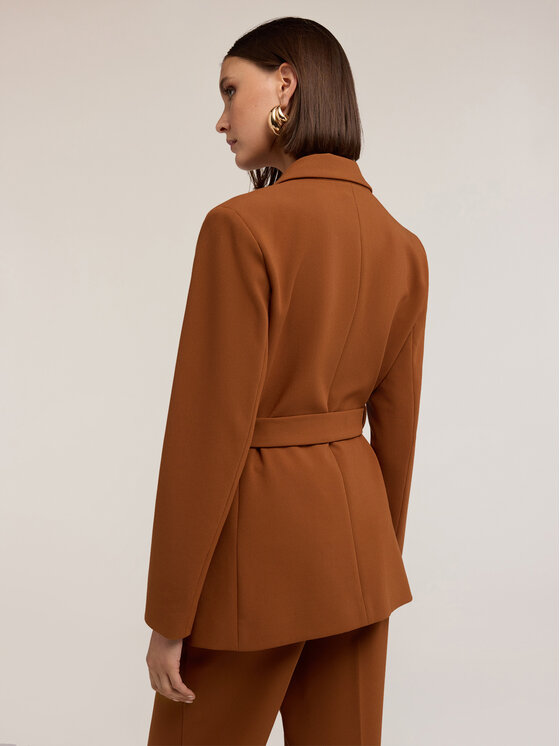 Motivi Motivi Giacca di transizione Q751Q000975N022 Marrone Regular Fit