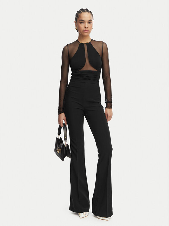 Elisabetta Franchi Elisabetta Franchi Боді BO-030-62E2-V300 Чорний Slim Fit