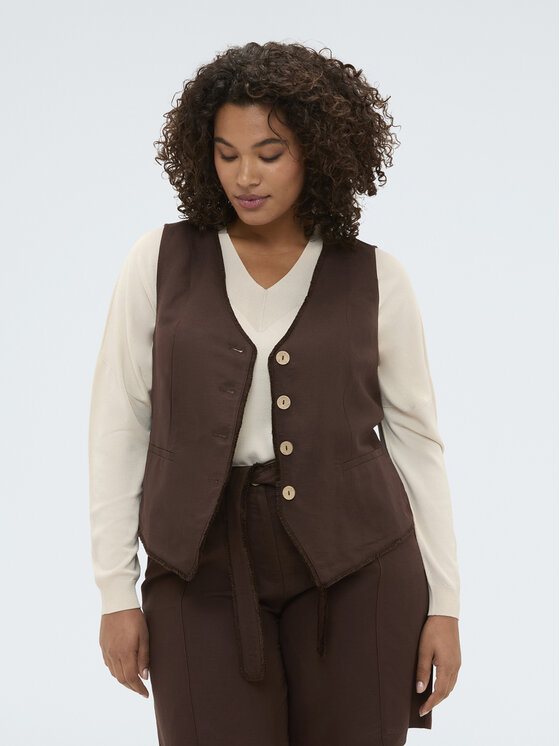 Fiorella Rubino Fiorella Rubino Giacca da abito L003T000068N0V2 Marrone Regular Fit
