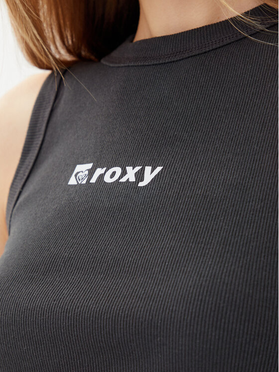 Roxy Roxy Top ERJKT04261 Szary Slim Fit