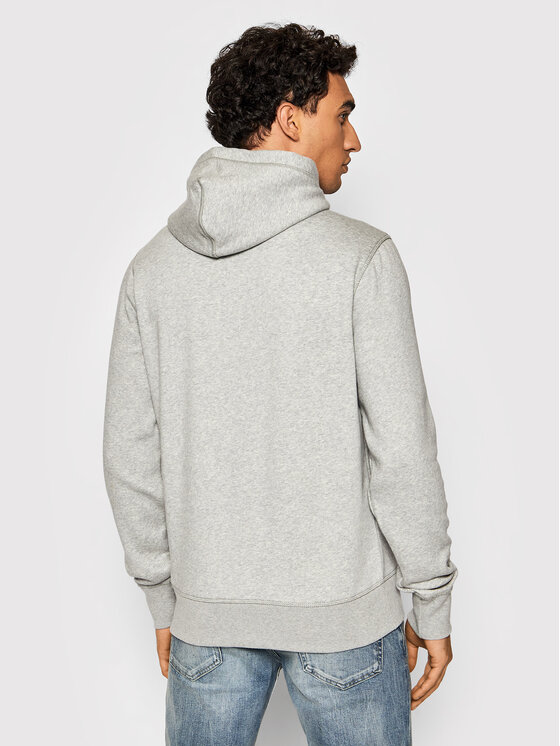 Tommy Hilfiger Sweatshirt Lines MW0MW20952 Grau Regular Fit 