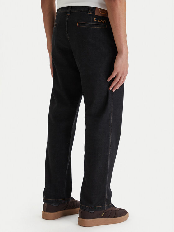 RVCA RVCA Džínsy Americana Dayshift 23A193503 Čierna Heritage Fit
