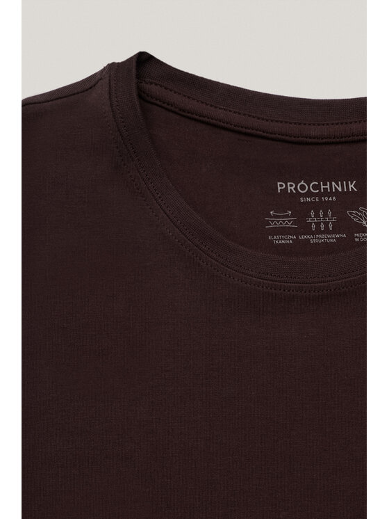 Próchnik Próchnik T-Shirt PM9 TS073126000016 Brązowy Regular Fit