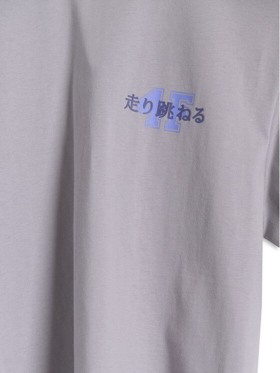 4F 4F T-Shirt BLUE VACATION Szary Oversize