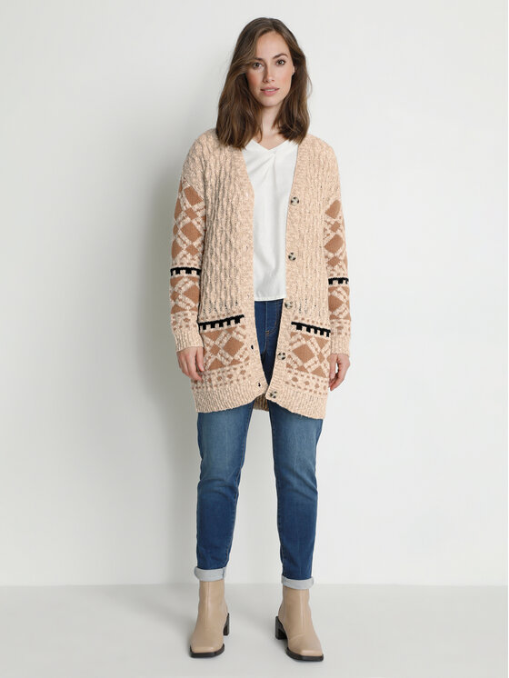 Cardigan Vemla 10610134 Beige Regular Fit