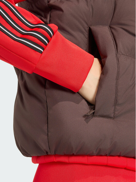 adidas adidas Bezrękawnik 165200 Brązowy ciemny Regular Fit