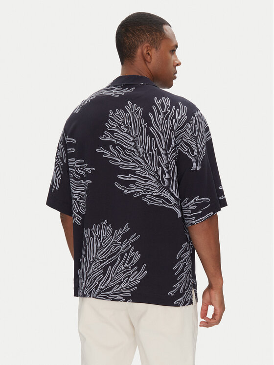 BOSS BOSS Hemd Lapisy_M 50538280 Dunkelblau Relaxed Fit