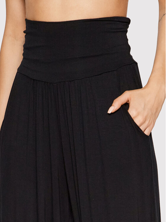 Deha Deha Spodnji del trenirke Harem A00215 Črna Loose Fit