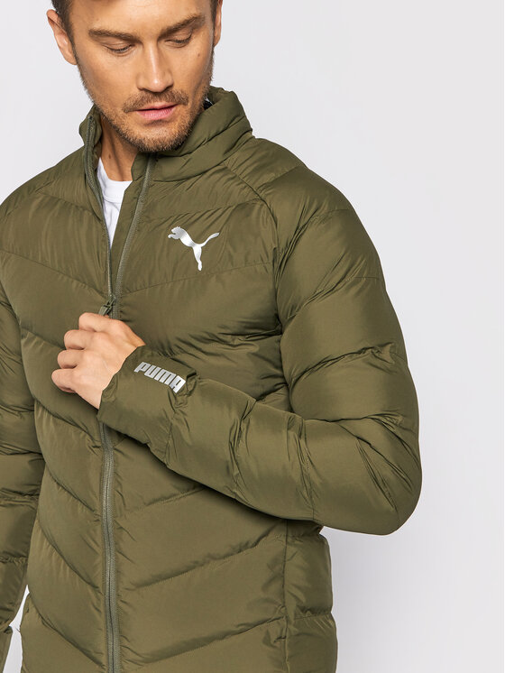 Puma Pūkinė striukė WarmCell Lightweight 587699 Žalia Regular Fit •  Modivo.lt