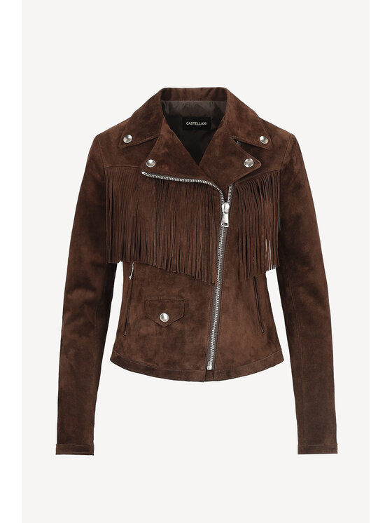 Castellani Castellani Ramoneska Sorrentoo Brązowy Regular Fit