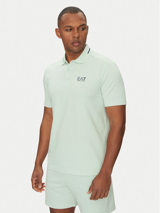 EA7 Emporio Armani Męskie Polo, rozmiar 3XL, Niebieskie, 7M000184 AF13511 U9060