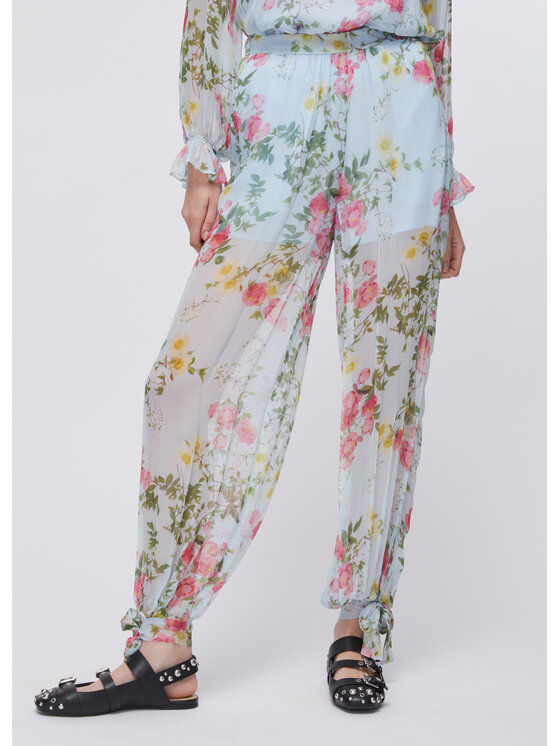 Liu Jo Liu Jo Pantaloni di tessuto WA6342T3473P9422 Viola Regular Fit