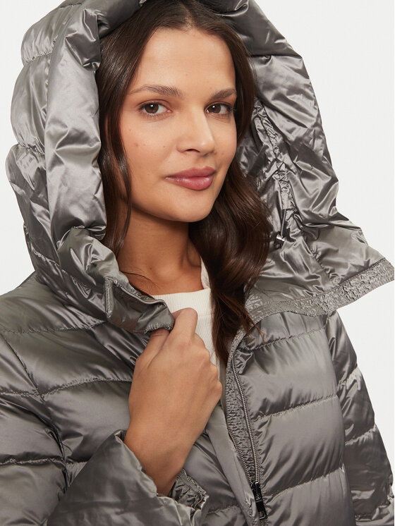 Geox Geox Pūkinė striukė Adrya W4626G T3154 F9822 Pilka Regular Fit