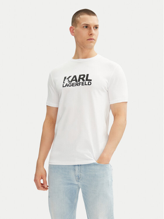 KARL LAGERFELD KARL LAGERFELD T-shirt 755087 552235 Bijela Regular Fit