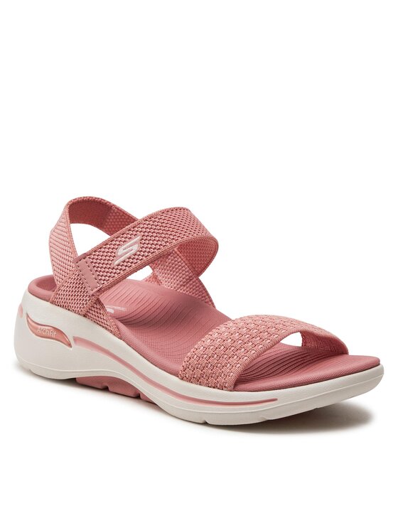 Skechers Skechers Босоніжки Go Walk Arch Fit Sandal-Polished 140264/ROS Рожевий