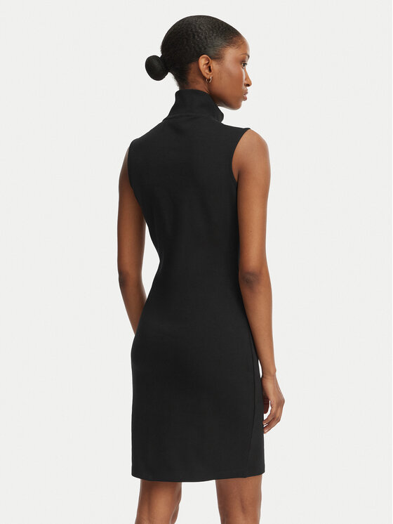 HUGO HUGO Повсякденна сукня Nuzippo 50558614 Чорний Extra Slim Fit