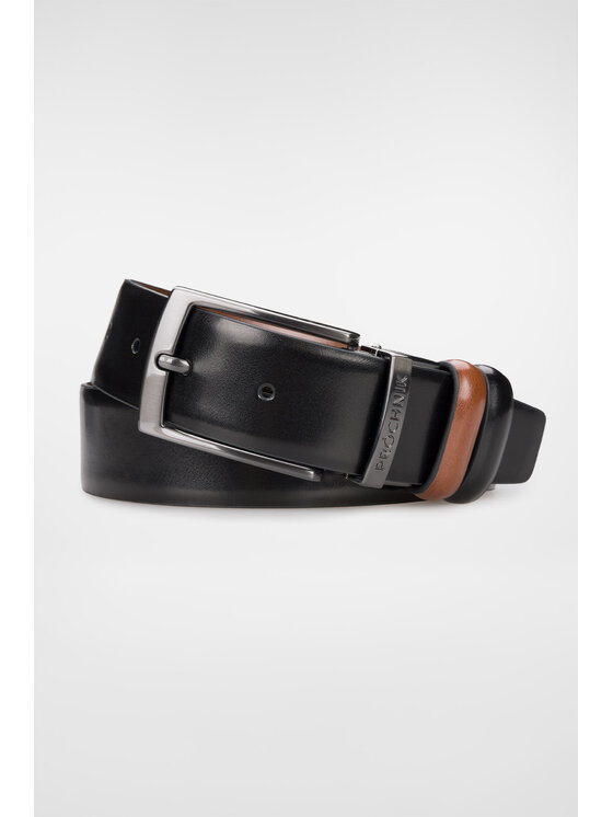 Próchnik Próchnik Pasek Męski Dwustronny 4 w 1 z Wymienną Klamrą PM3 PS073222000004 Brązowy