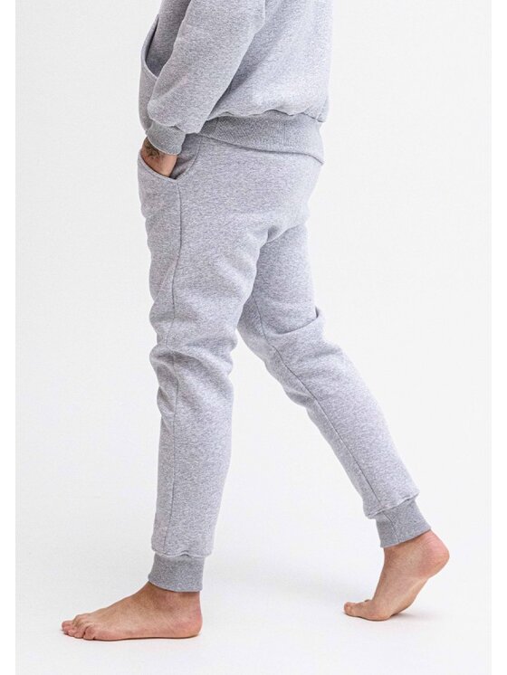 DKaren Sport DKaren Sport Spodnie dresowe DK-K-B14 Szary Classic Fit