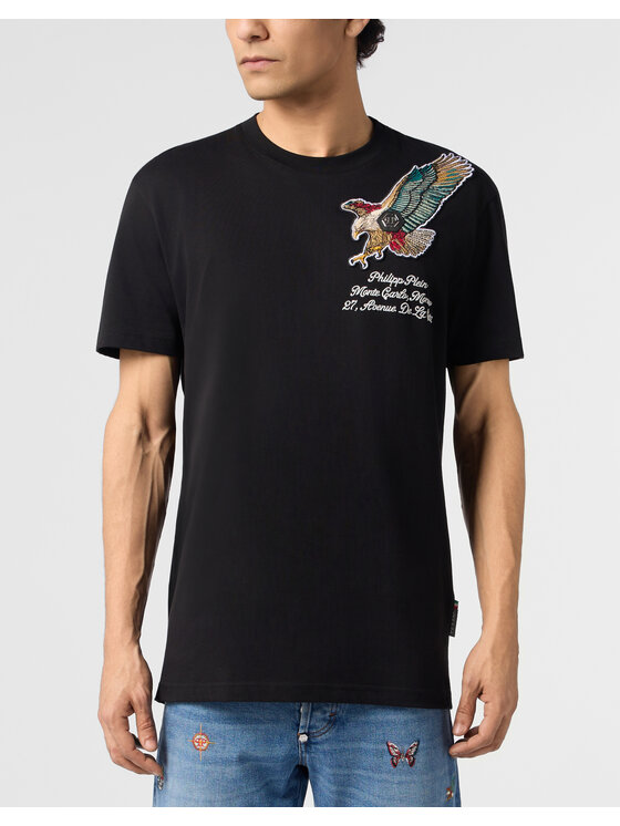 PHILIPP PLEIN PHILIPP PLEIN T-Shirt 29170 Czarny Regular Fit
