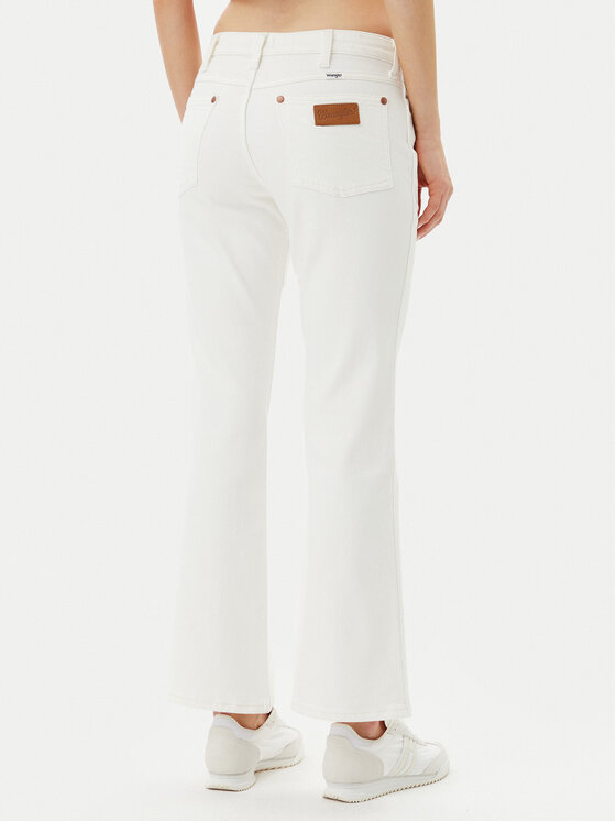 Wrangler Wrangler Τζιν 112362665 Λευκό Bootcut Fit