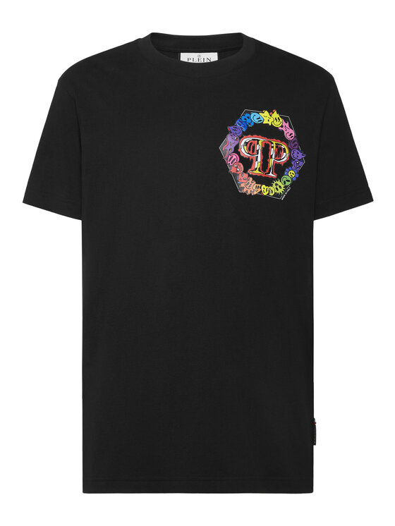 PHILIPP PLEIN PHILIPP PLEIN T-Shirt 22521 Czarny Regular Fit