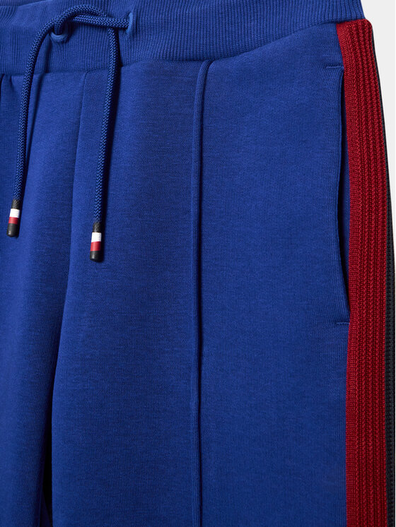 Tommy Hilfiger Tommy Hilfiger Donji dio trenerke Globral Stripes KB0KB08404 D Plava Regular Fit