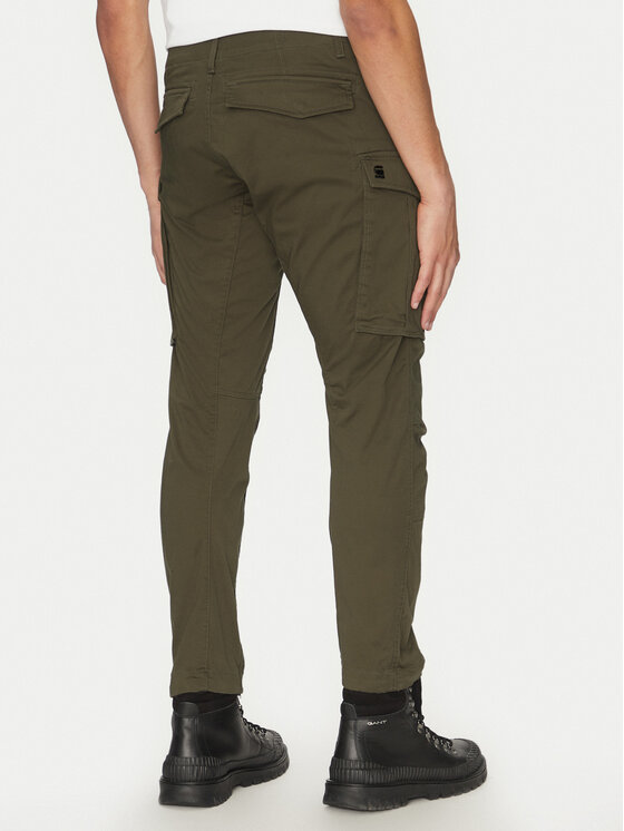 G-Star Raw G-Star Raw Hlače Rovic D02190-5126-6059 Zelena Tapered Fit