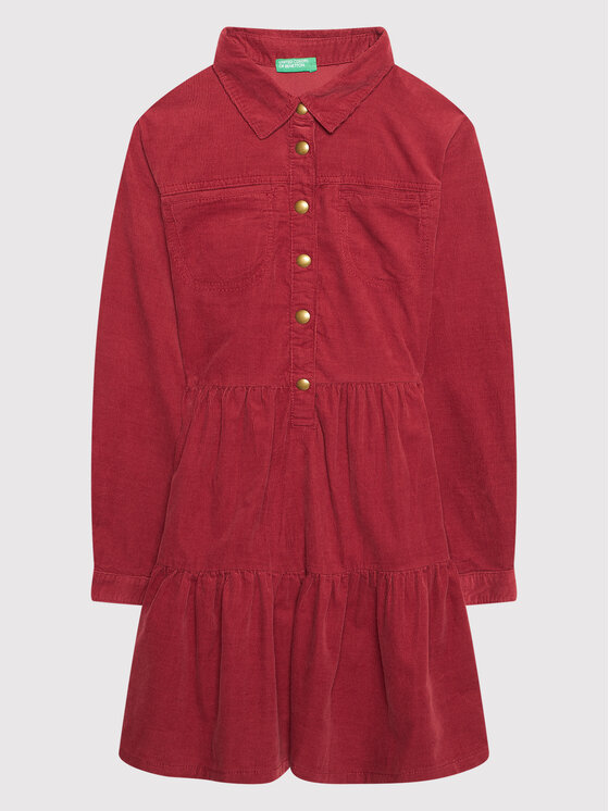 United Colors Of Benetton United Colors Of Benetton Rochie de zi 4AD35VGP0 Roz Regular Fit
