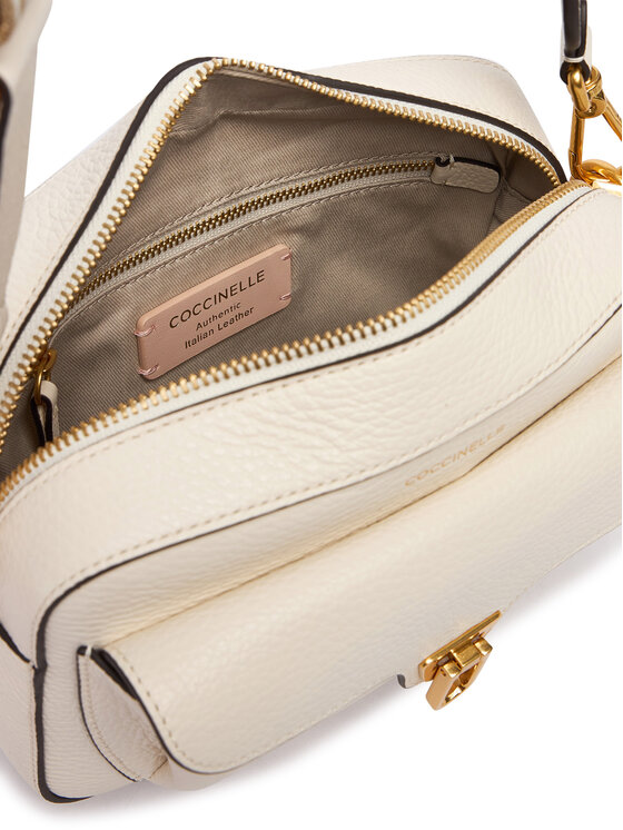 Coccinelle Coccinelle Handtasche NOF Coccinelle Beat Soft Ribb E1 NOF 15 02 01 Écru