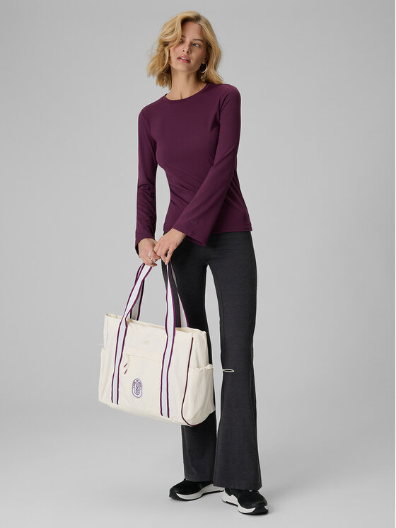 4F 4F Bluzka SPORT OFFICE Fioletowy Slim Fit