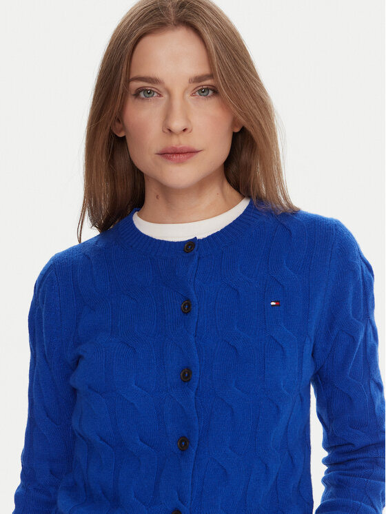 Tommy Hilfiger Tommy Hilfiger Кардиган WW0WW47463 Голубий Regular Fit