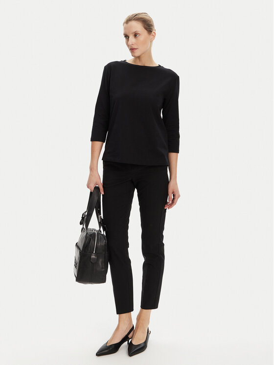 Weekend Max Mara Weekend Max Mara Μπλουζάκι Multia 2525946031 Μαύρο Regular Fit