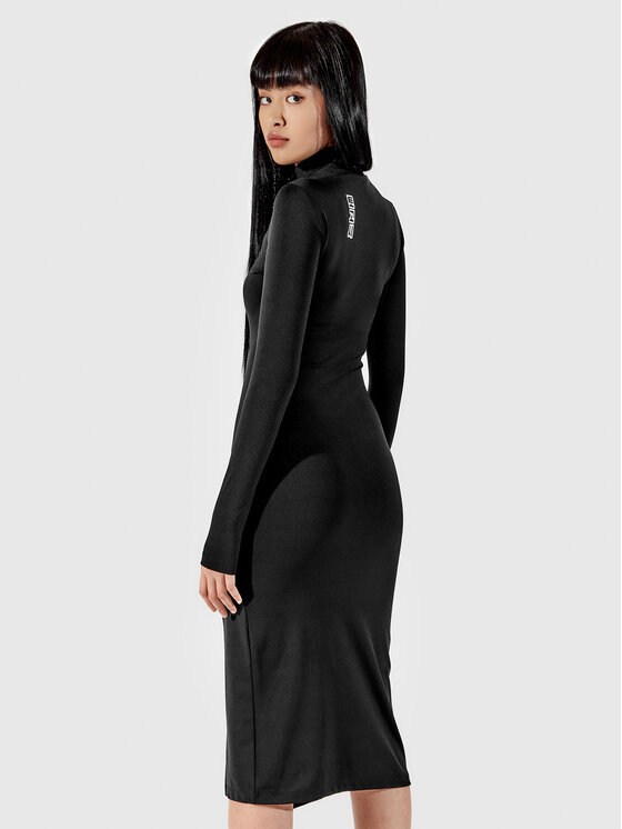 Togoshi Togoshi Ikdienas kleita TG22-SUD021 Melns Extra Slim Fit