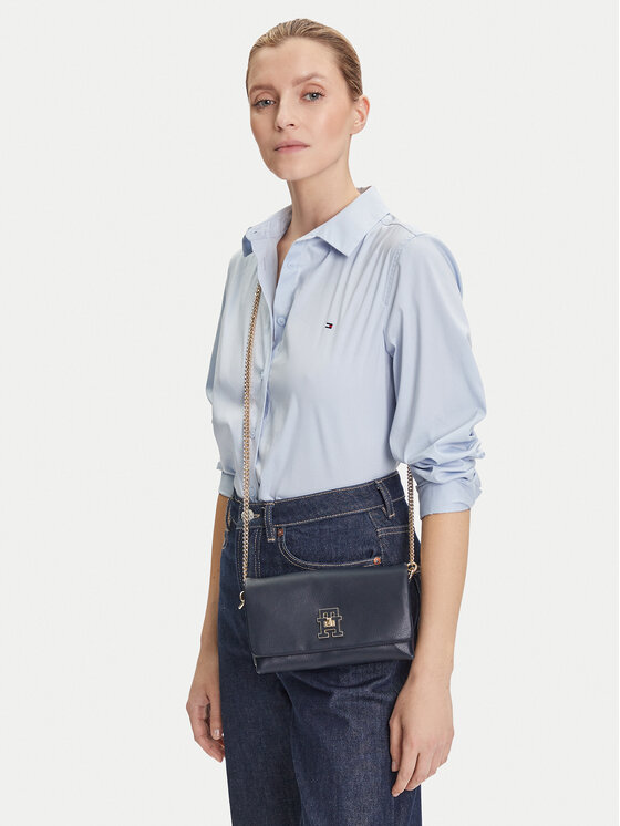 Tommy Hilfiger Tommy Hilfiger Τσάντα Th Modern Mini Crossover AW0AW17462 Σκούρο μπλε